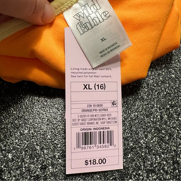 4/$20 NWT Wild Fable Bright Orange Bikini Bottom (XL) - Picture 3 of 4